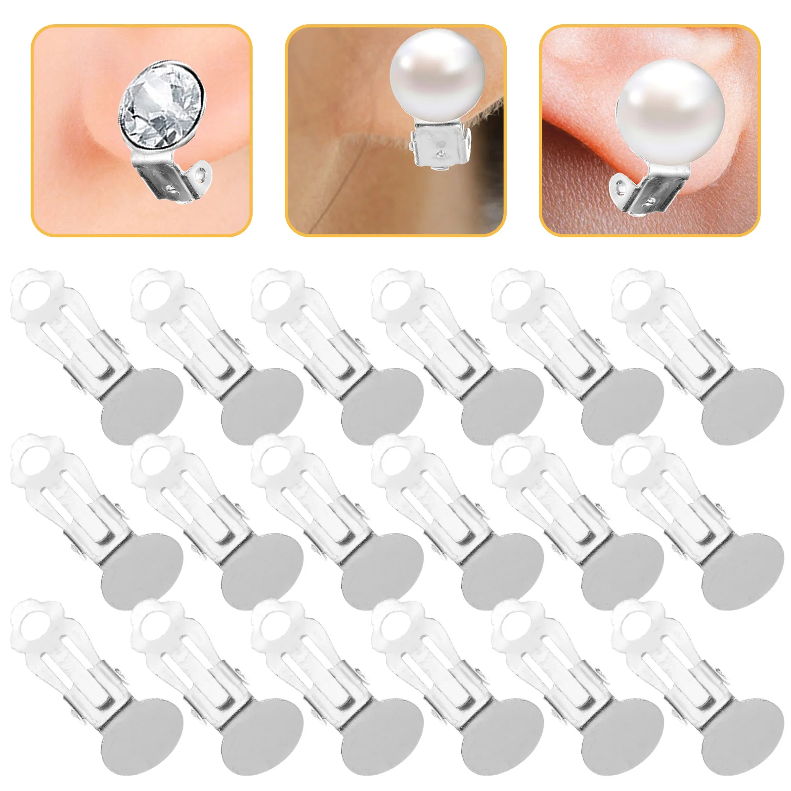 100 Pcs Earrings and Clips Teens Jewelry on for Women Non Pierced Metal Girls Dainty Miss
100 Pcs Earrings and Clips Teens Jewelry on for Women Non Pierced Metal Girls Dainty Miss