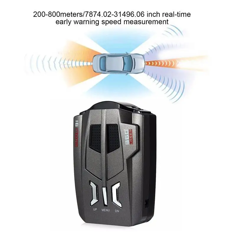 Automotive Radar Laser and GPS Speed Camera Red Light Camera Detector Mobile Laser Detection Vehicles Voice Alert Warning for Ca
Automotive Radar Laser and GPS Speed Camera Red Light Camera Detector Mobile Laser Detection Vehicles Voice Alert Warning for Ca