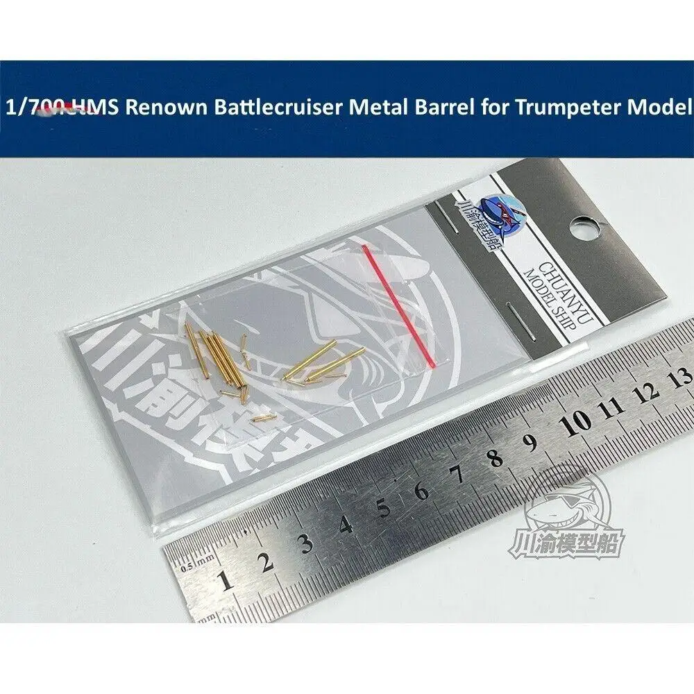 CYG123 1/700 HMS Renown Battlecruiser Metal Barrel Detail-up Kit for Trumpeter Model
CYG123 1/700 HMS Renown Battlecruiser Metal Barrel Detail-up Kit for Trumpeter Model