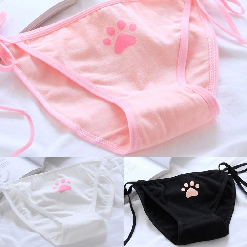 Бандажное сексуальное нижнее белье, женские милые кошки с принтом лап, нижнее белье с низкой талией, трусики
Бандажное сексуальное нижнее белье, женские милые кошки с принтом лап, нижнее белье с низкой талией, трусики