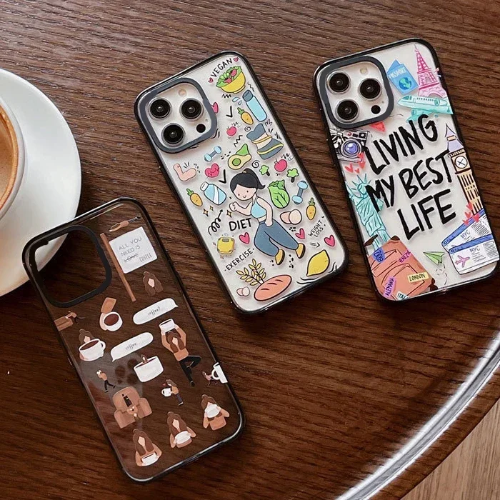 2.0 Version Acrylic Upgrade Border Living My Best Life Phone Case Cover for IPhone 11 12 13 14 15 Pro Max Case
2.0 Version Acrylic Upgrade Border Living My Best Life Phone Case Cover for IPhone 11 12 13 14 15 Pro Max Case