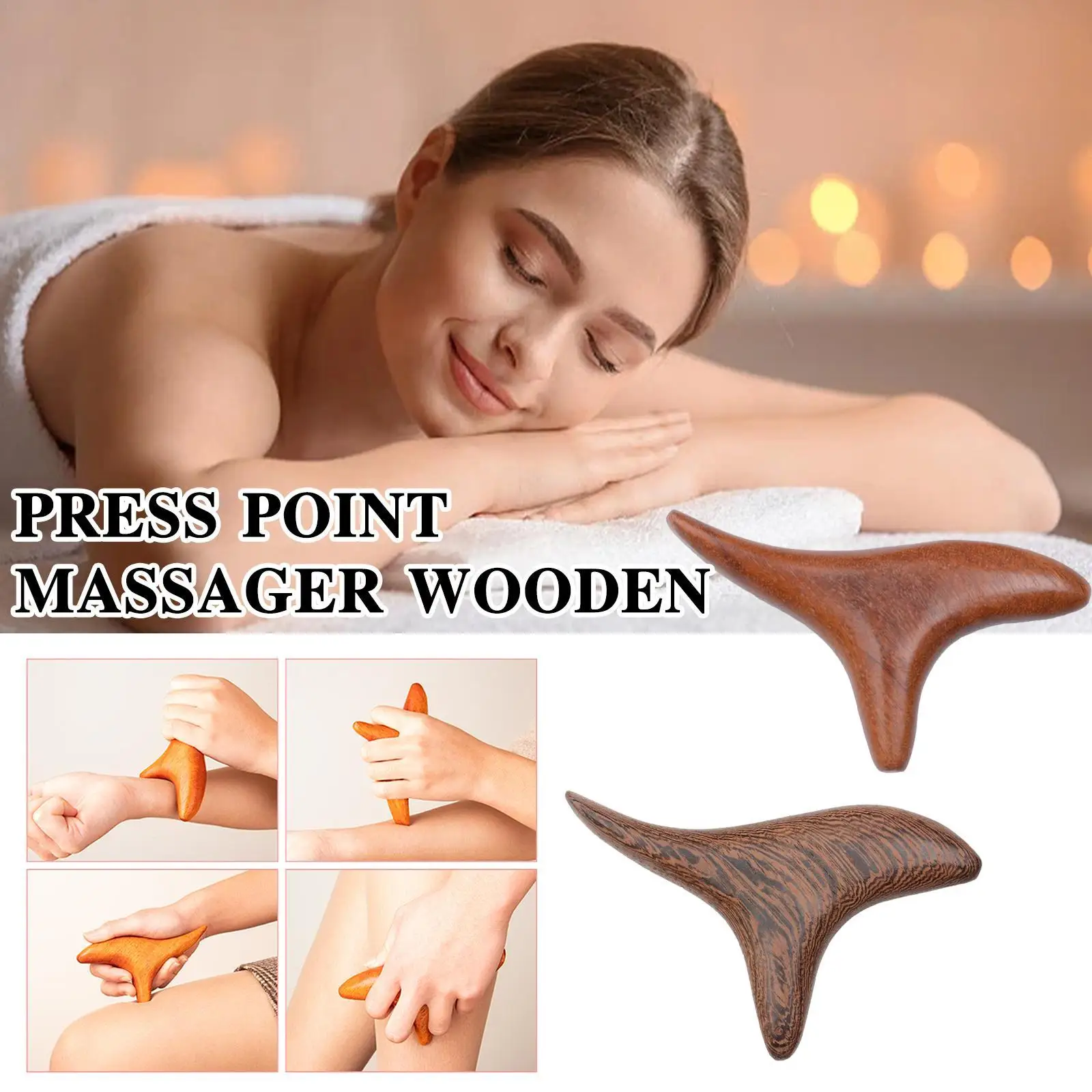 Press Point Massager Wooden Triangle Foot Body Massage Tool For Trigeminal Nerve Lymphatic Drainage Gua Sha
Press Point Massager Wooden Triangle Foot Body Massage Tool For Trigeminal Nerve Lymphatic Drainage Gua Sha