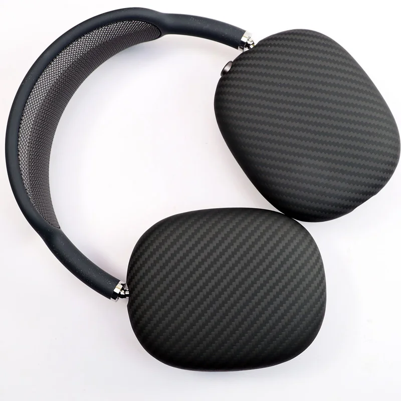 Чехол для наушников из углеродного волокна для Apple AirPods Max, защитный чехол, чехол из искусственного арамидного волокна для Apple AirPods Max, Ультратонкий чехол