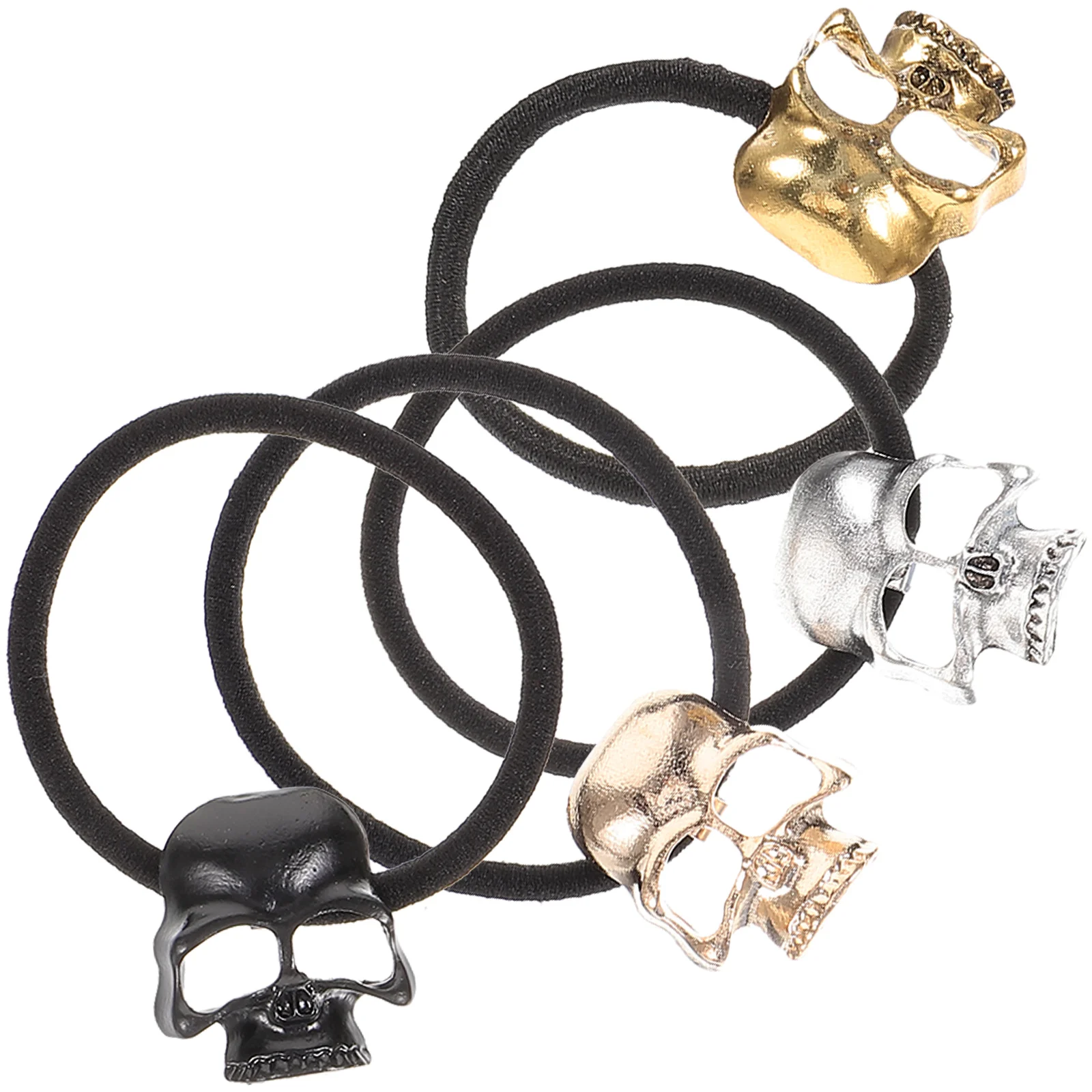 4 Pcs Skull Miss Elastic Hair Ties Halloween Dollhouse Miniatures Alloy Ties for Girls
4 Pcs Skull Miss Elastic Hair Ties Halloween Dollhouse Miniatures Alloy Ties for Girls