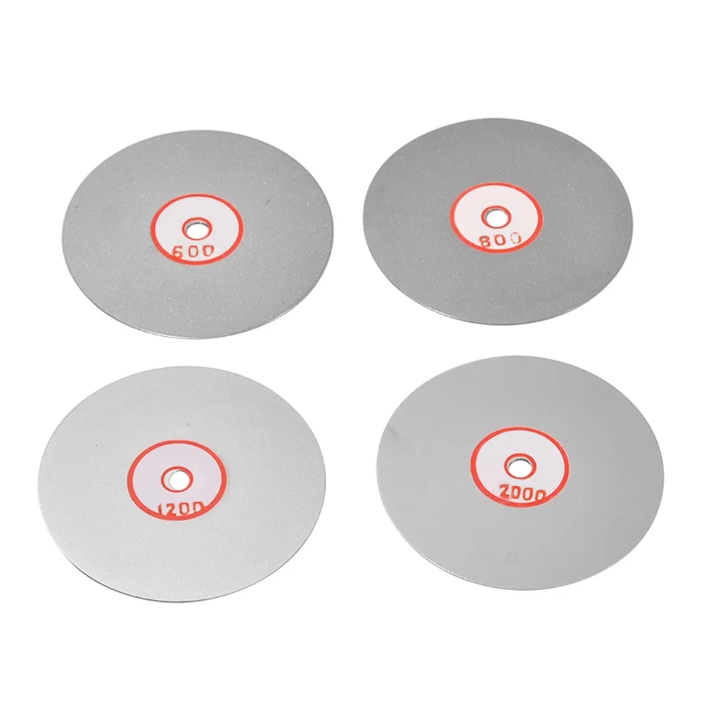 4pcs 4inch 600# 800# 1200# 3000 Diamond Coated Flat Lap Wheels Lapidary Grinding Polishing Discs For Polish Jewel Agate Glass
4pcs 4inch 600# 800# 1200# 3000 Diamond Coated Flat Lap Wheels Lapidary Grinding Polishing Discs For Polish Jewel Agate Glass