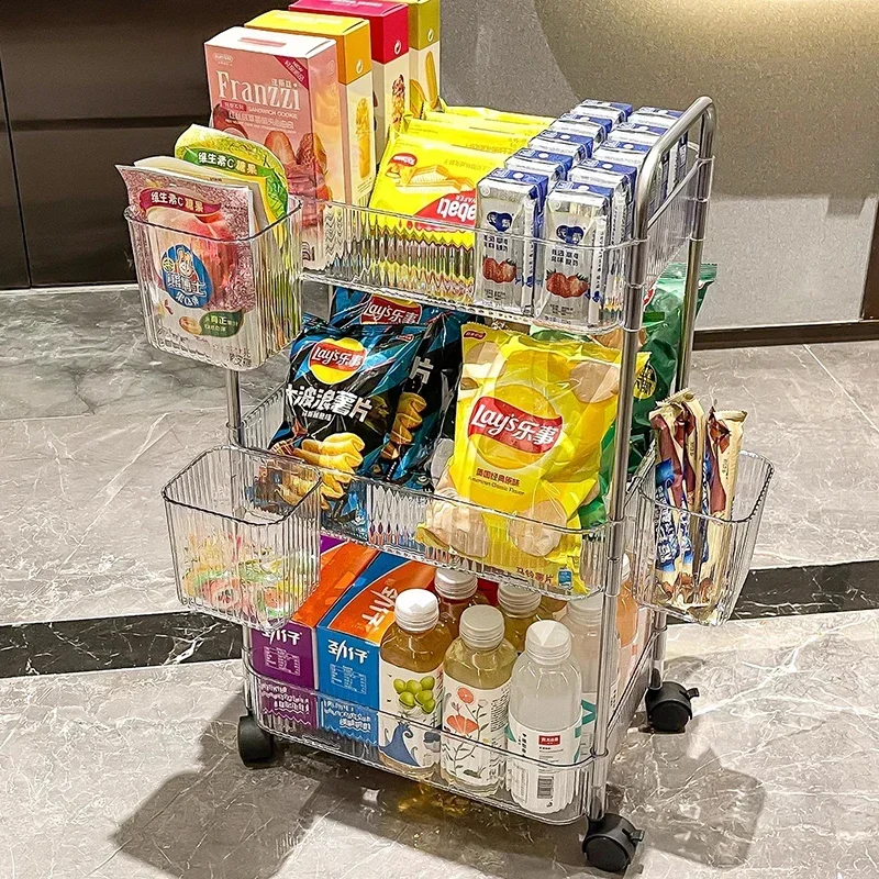 

Hand Serving Trolley Cart Storage Coffee Mobile Grocery Cart Multifunctionele Trolley Tea Meble Kuchenne Furniture Kitchen
