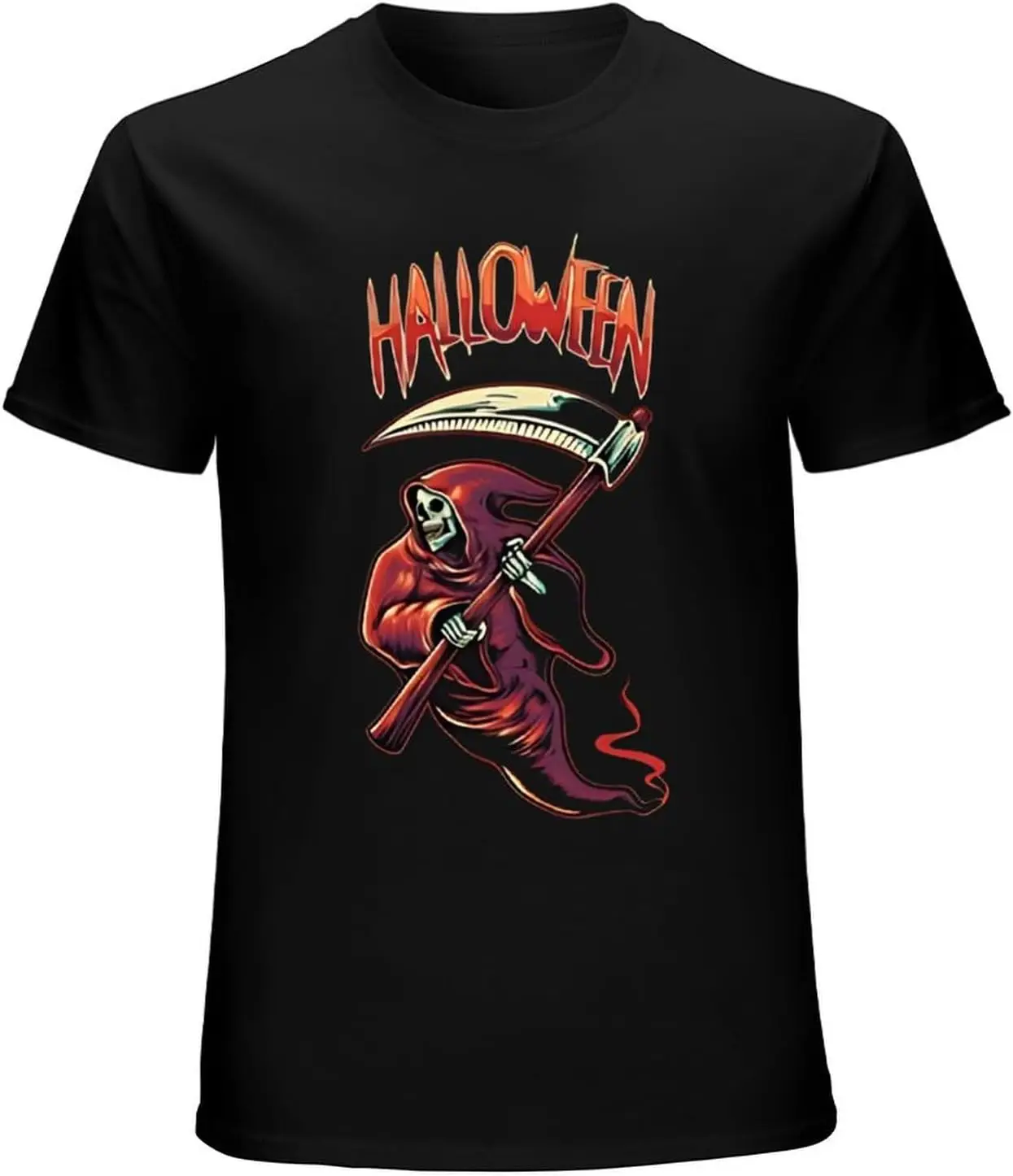 

Grim Reaper Halloween Retro Horror Lover's Tee