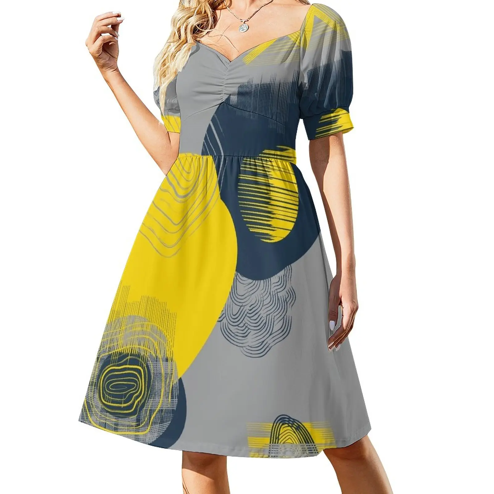 

Colour and pattern - Abstract 2 Sleeveless Dress Women's long dress elegant dresses plus sizes