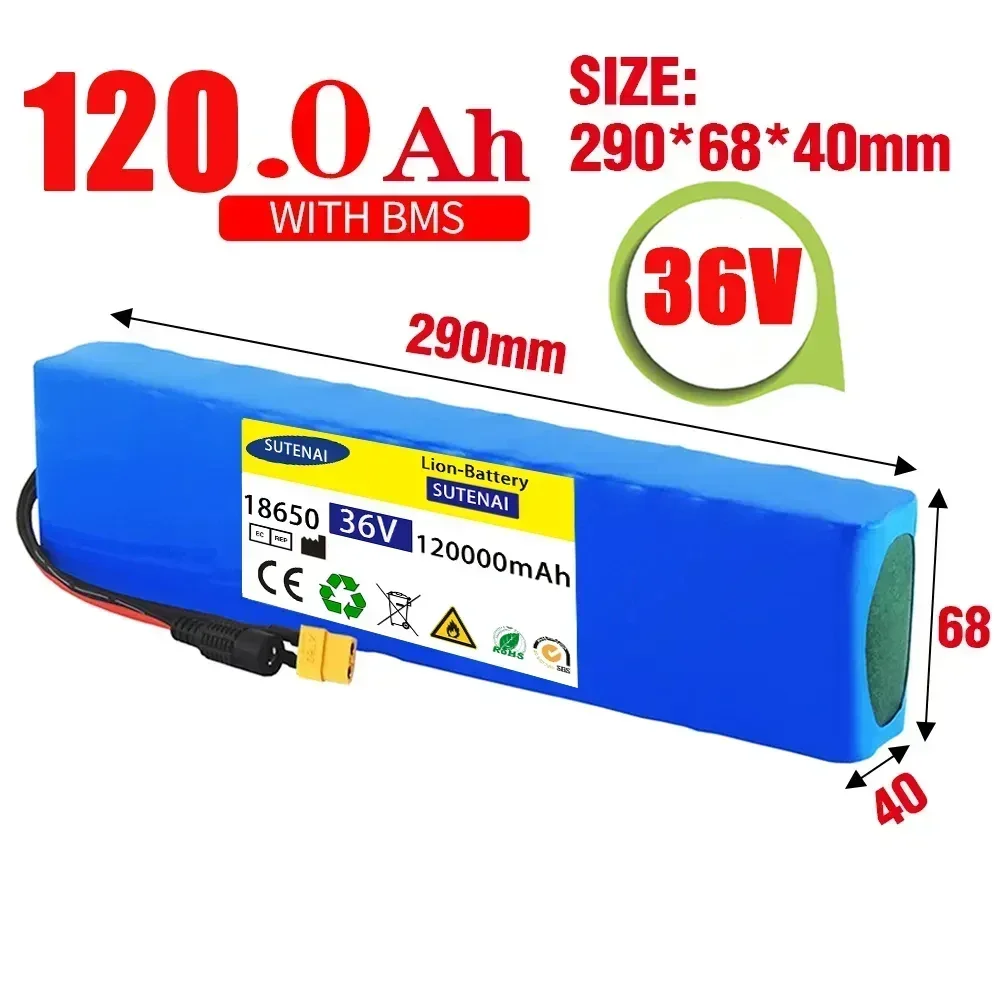10S3P 36V 120Ah Battery ebike Battery Pack 18650 Li-ion Batteries 1000W For High Power Electric Scooter Motorcycle Scooter
10S3P 36V 120Ah Battery ebike Battery Pack 18650 Li-ion Batteries 1000W For High Power Electric Scooter Motorcycle Scooter
