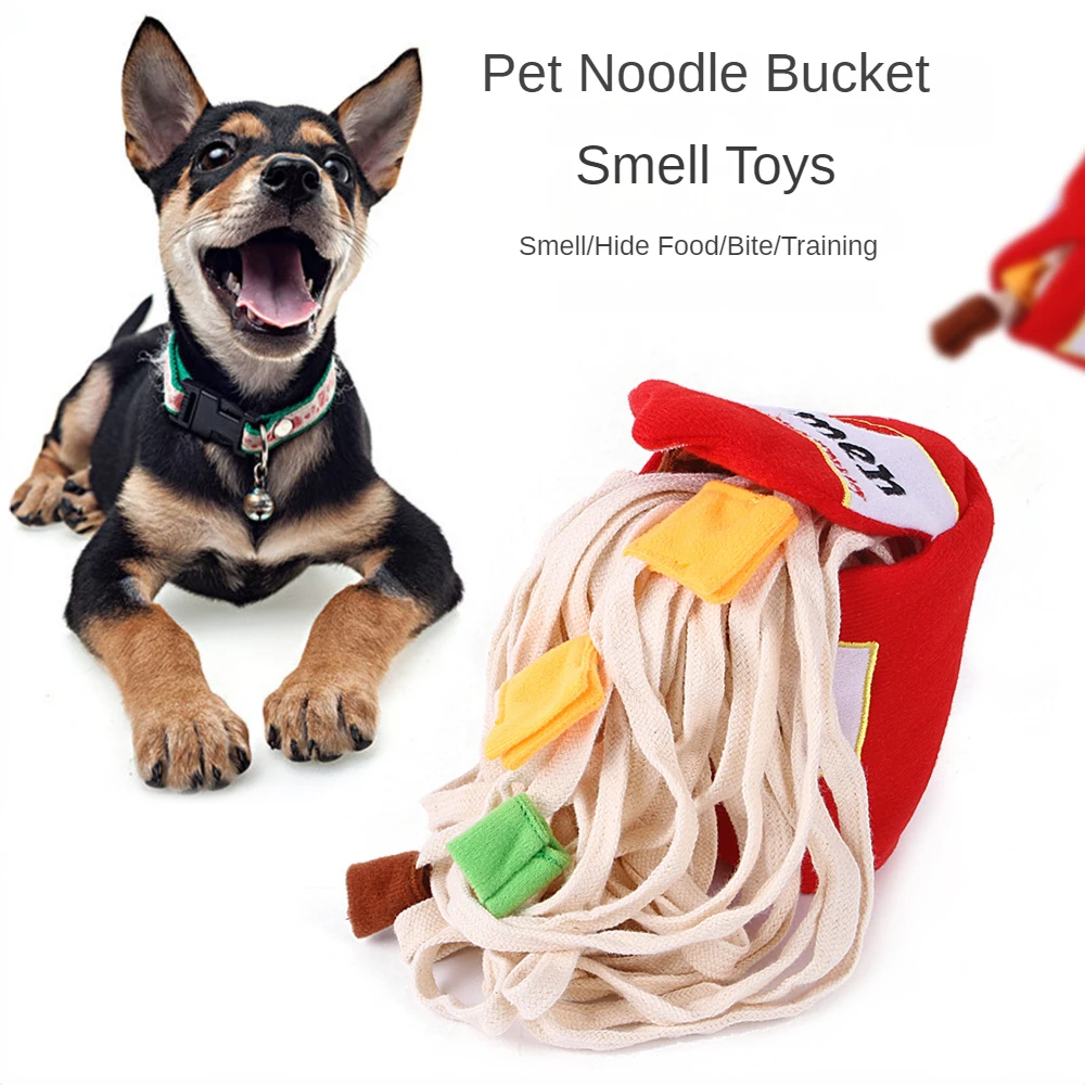 Pet Sniffing Toy Noodle Bucket Cute Pet Toy Cat and Dog General Molar Plush Toy Pet Toys Pet Products Dog Toys for Large Dogs
Pet Sniffing Toy Noodle Bucket Cute Pet Toy Cat and Dog General Molar Plush Toy Pet Toys Pet Products Dog Toys for Large Dogs
