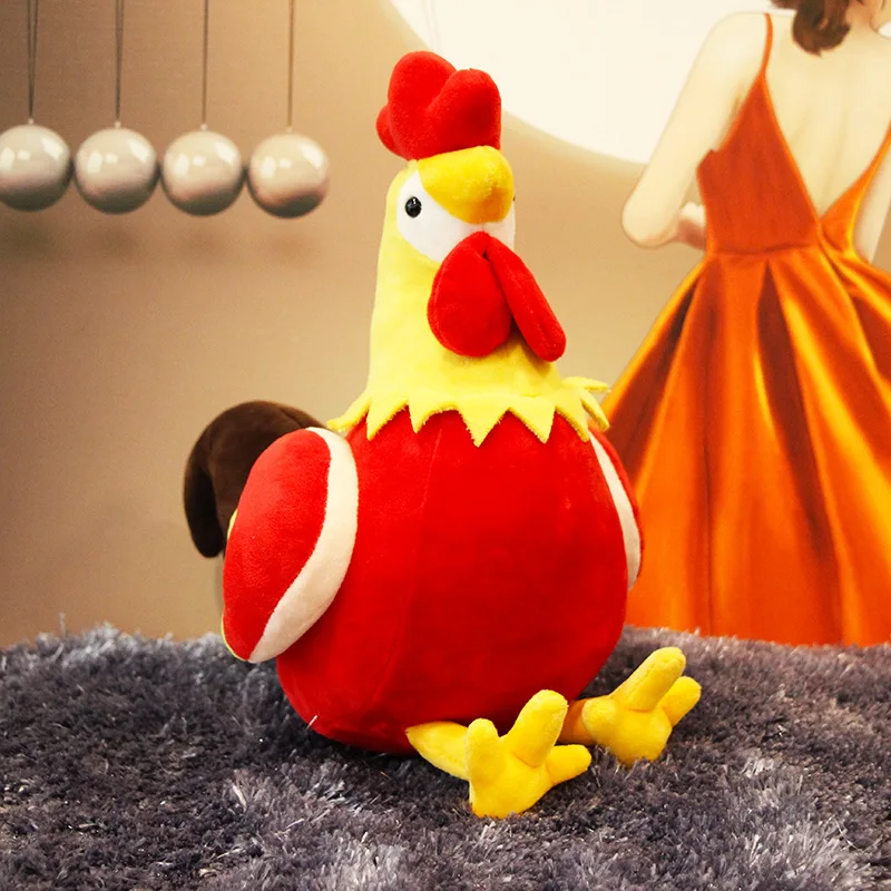 

Мягкая/мультяшная/Милая курица, плюшевая игрушка/красная кукла на большой член/детский подарок на день рождения/семейное украшение