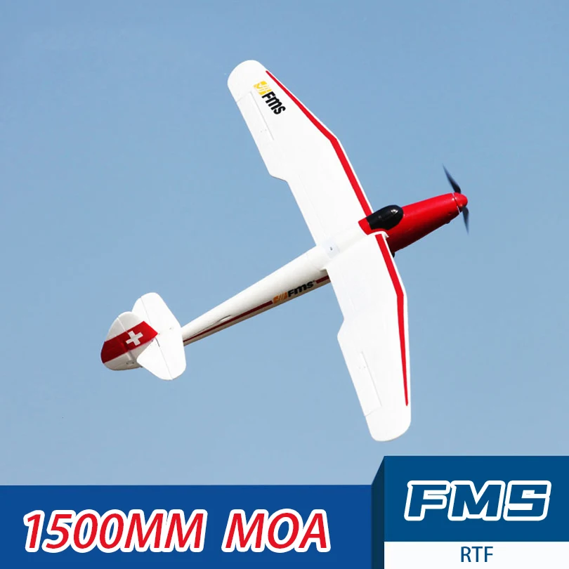 Модель самолета с дистанционным управлением FMS, 1500 мм (59,1 дюйма), 4CH 2S RTF
Модель самолета с дистанционным управлением FMS, 1500 мм (59,1 дюйма), 4CH 2S RTF