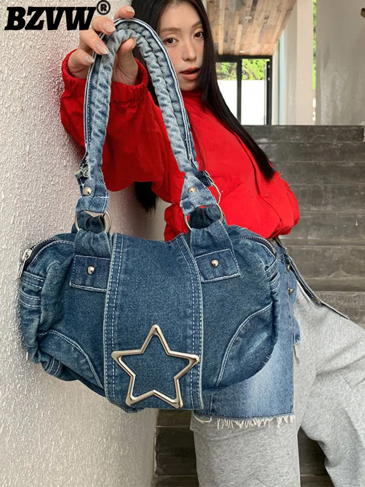 BZVW Cowboy handbag for women 2024 spring autumn new trend niche vintage Star metal buckle underarm bag for women 25X4293
BZVW Cowboy handbag for women 2024 spring autumn new trend niche vintage Star metal buckle underarm bag for women 25X4293