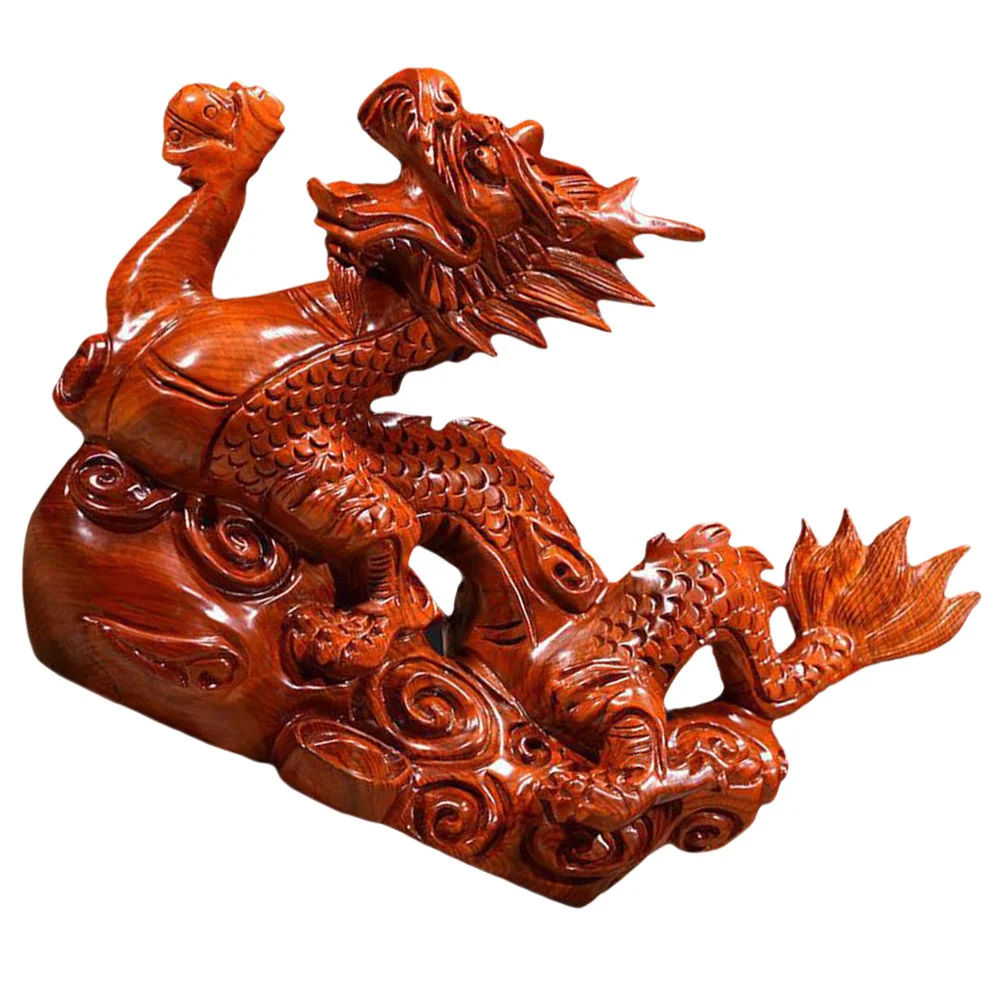 Wooden Animal Statues Crafts Dragon Ornaments Zodiac Living Room Decorations As Gifts (rosewood Length 10cm)
Wooden Animal Statues Crafts Dragon Ornaments Zodiac Living Room Decorations As Gifts (rosewood Length 10cm)