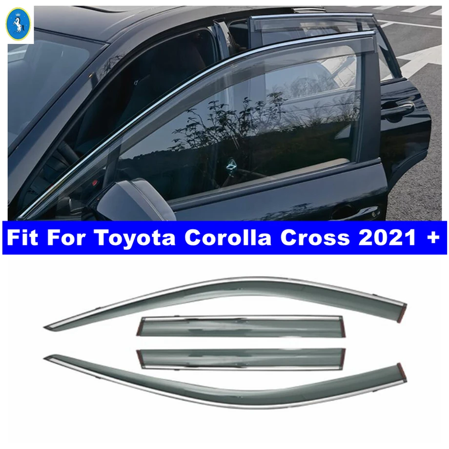Window Visors Awnings Wind Rain Shield Deflector Visor Guard Vent Kit For Toyota Corolla Cross 2021 - 2023 Accessories Exterior
Window Visors Awnings Wind Rain Shield Deflector Visor Guard Vent Kit For Toyota Corolla Cross 2021 - 2023 Accessories Exterior