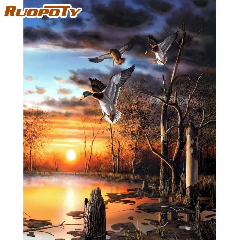 RUOPOTY 60x75cm Painting By Numbers Kits Sunset Landscape With Frame DIY Craft Unique DIY Gift For Home Decors 40x50cm
RUOPOTY 60x75cm Painting By Numbers Kits Sunset Landscape With Frame DIY Craft Unique DIY Gift For Home Decors 40x50cm