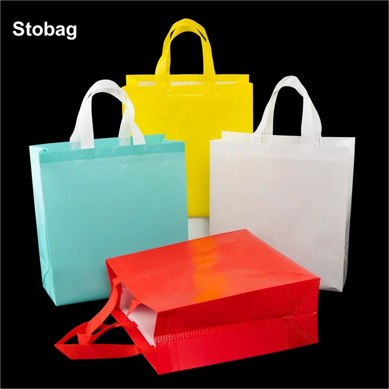 StoBag 12pcs Color Non-woven Tote Bag Fabric Gift Packaging Kids Child Waterproof Storage Reusable Birthday Pouch Party Favors
StoBag 12pcs Color Non-woven Tote Bag Fabric Gift Packaging Kids Child Waterproof Storage Reusable Birthday Pouch Party Favors