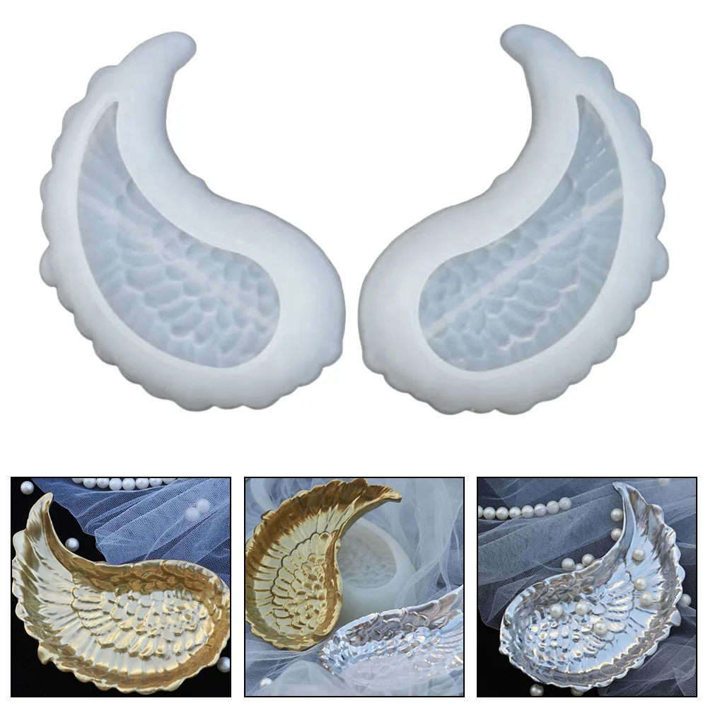 Angel Wing Shape Storage Tray Silicone Mould Feather Pallet Epoxy Resin DIY Jewelry Ornaments Mold Handmade Ornaments Tools
Angel Wing Shape Storage Tray Silicone Mould Feather Pallet Epoxy Resin DIY Jewelry Ornaments Mold Handmade Ornaments Tools
