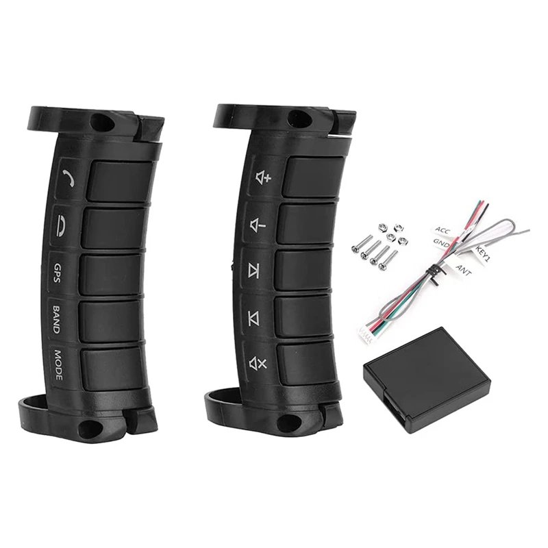 Контроллер рулевого колеса универсальный пульт дистанционного управления для автомобильного рулевого колеса Беспроводные кнопки навигации DVD контроллер 
Контроллер рулевого колеса универсальный пульт дистанционного управления для автомобильного рулевого колеса Беспроводные кнопки навигации DVD контроллер