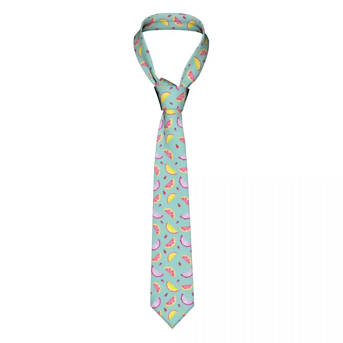 

Tropical Exotic Fruit Watercolor Tie For Men Women Necktie Tie Clothing Accessories