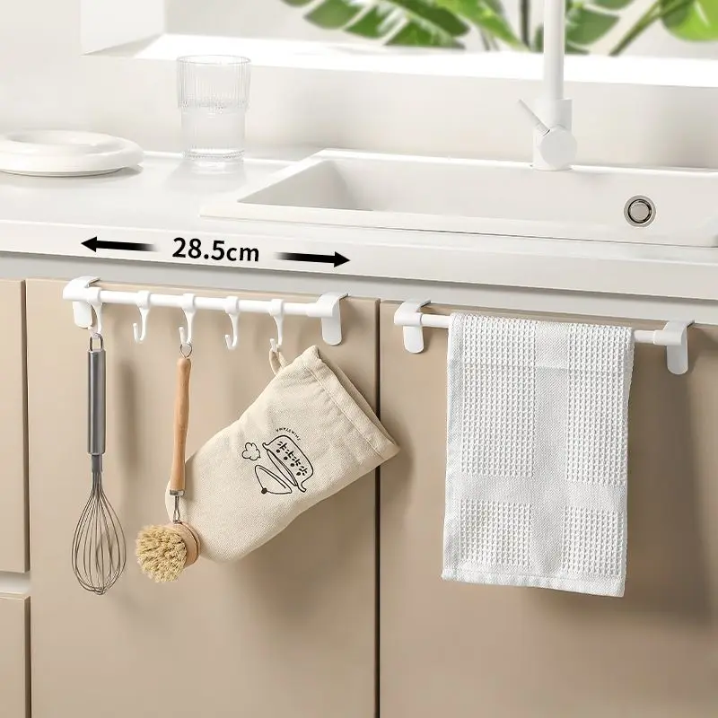 Kitchen floor hanging rack Kitchen cabinet door multi-functional rag hanging rod hanging hook
Kitchen floor hanging rack Kitchen cabinet door multi-functional rag hanging rod hanging hook