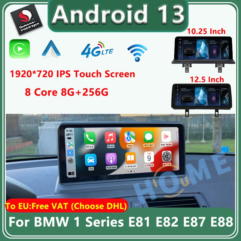 Snapdragon GPS Navigation Car Video Player Multimedia Radio Apple Carplay Android Auto For BMW 1Series E81 E82 E87 E88 2005-2012
Snapdragon GPS Navigation Car Video Player Multimedia Radio Apple Carplay Android Auto For BMW 1Series E81 E82 E87 E88 2005-2012