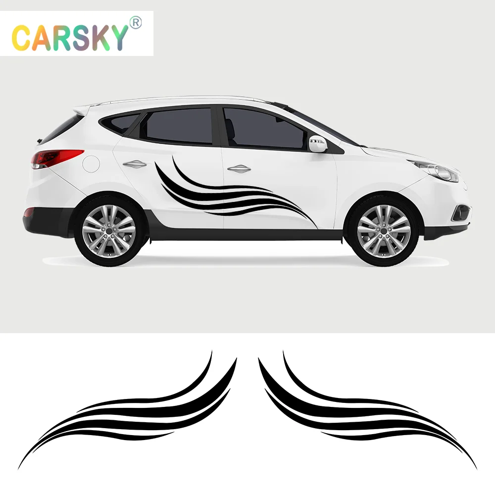 2pcs/batch Car Diy Double Sided Sticker Racing Stripes Camouflage Car Products Car Wrap Film Vinyl Car Accessories Door Sticker
2pcs/batch Car Diy Double Sided Sticker Racing Stripes Camouflage Car Products Car Wrap Film Vinyl Car Accessories Door Sticker