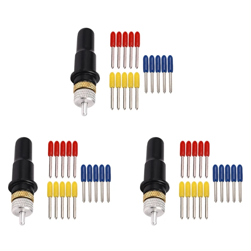 3X Cutting Blade Holder + 45Pcs 30 Degree 45 Degree 60 Degree Cutter Blade For Roland
3X Cutting Blade Holder + 45Pcs 30 Degree 45 Degree 60 Degree Cutter Blade For Roland