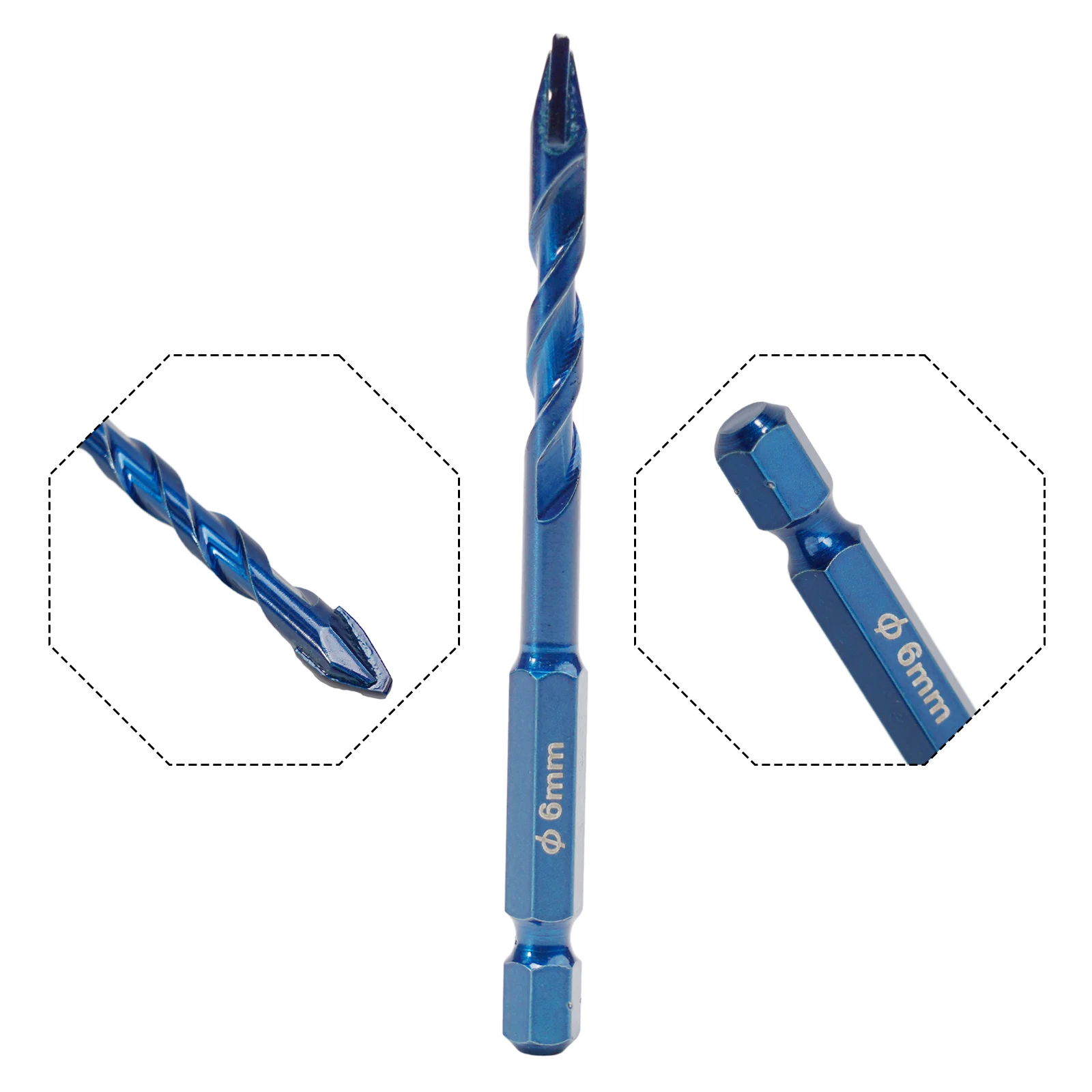 1XDrill Bit 6-12mm Drill Bits Carbide Drilling For Wall Glass Wood Metal Tiles 6mm 8mm 10mm 12mm Length 90mm Handle 6.35mm
1XDrill Bit 6-12mm Drill Bits Carbide Drilling For Wall Glass Wood Metal Tiles 6mm 8mm 10mm 12mm Length 90mm Handle 6.35mm