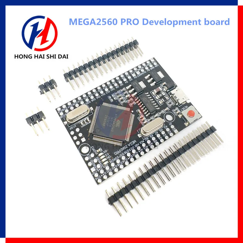 Mega2560 PRO MINI 5V (Embed) CH340G ATmega2560-16AU with male pinheaders Compatible for Mega 2560
Mega2560 PRO MINI 5V (Embed) CH340G ATmega2560-16AU with male pinheaders Compatible for Mega 2560