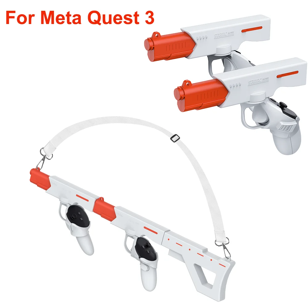 

Съемный пистолет для мета-квеста 3 VR, геймпад, захваты, улучшенный FPS игровой опыт съемки для мета-квеста 3, аксессуары