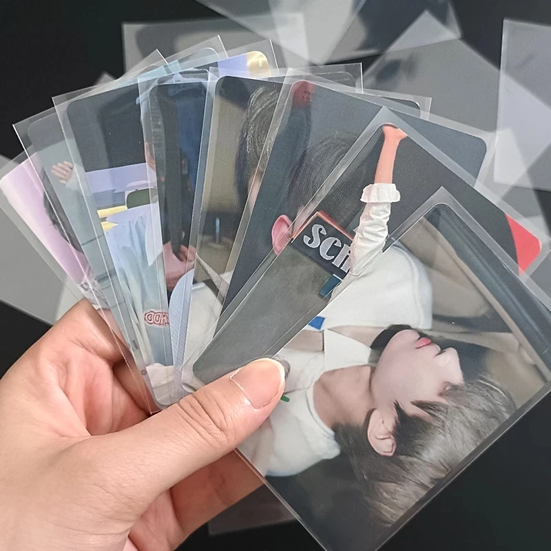 50pcs Kpop Card Sleeves Holder Clear 3 Inch Photocard Holographic Protector Film Album Binder Game Card Holder Korea Stationery 5 Mallzona Sb345688b0a8f439e800d633120fe788fj 50pcs Kpop Card Sleeves Holder Clear 3 Inch Photocard Holographic Protector Film Album Binder Game Card Holder Korea Stationery Mallzona