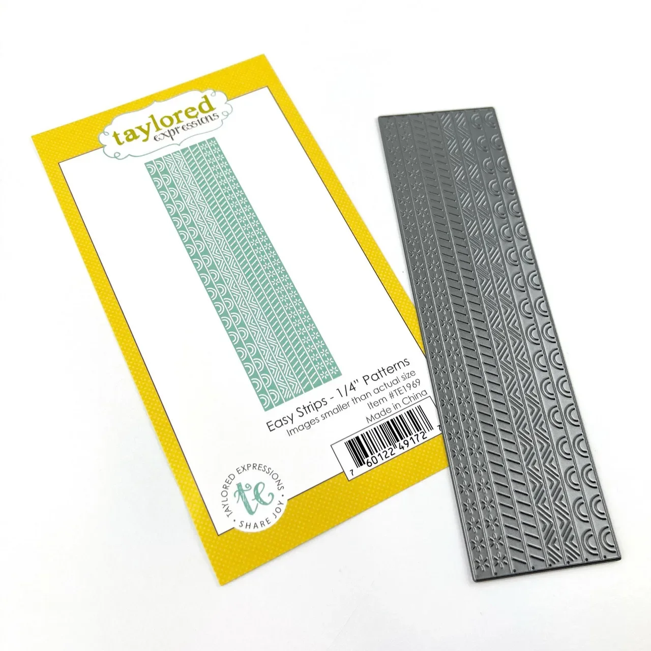 EASY STRIPS - 1/4" PATTERNS Metal Cutting Frame dies 2023 New Templates DIY Scrapbooking Paper Making Crafts Cuts
EASY STRIPS - 1/4" PATTERNS Metal Cutting Frame dies 2023 New Templates DIY Scrapbooking Paper Making Crafts Cuts