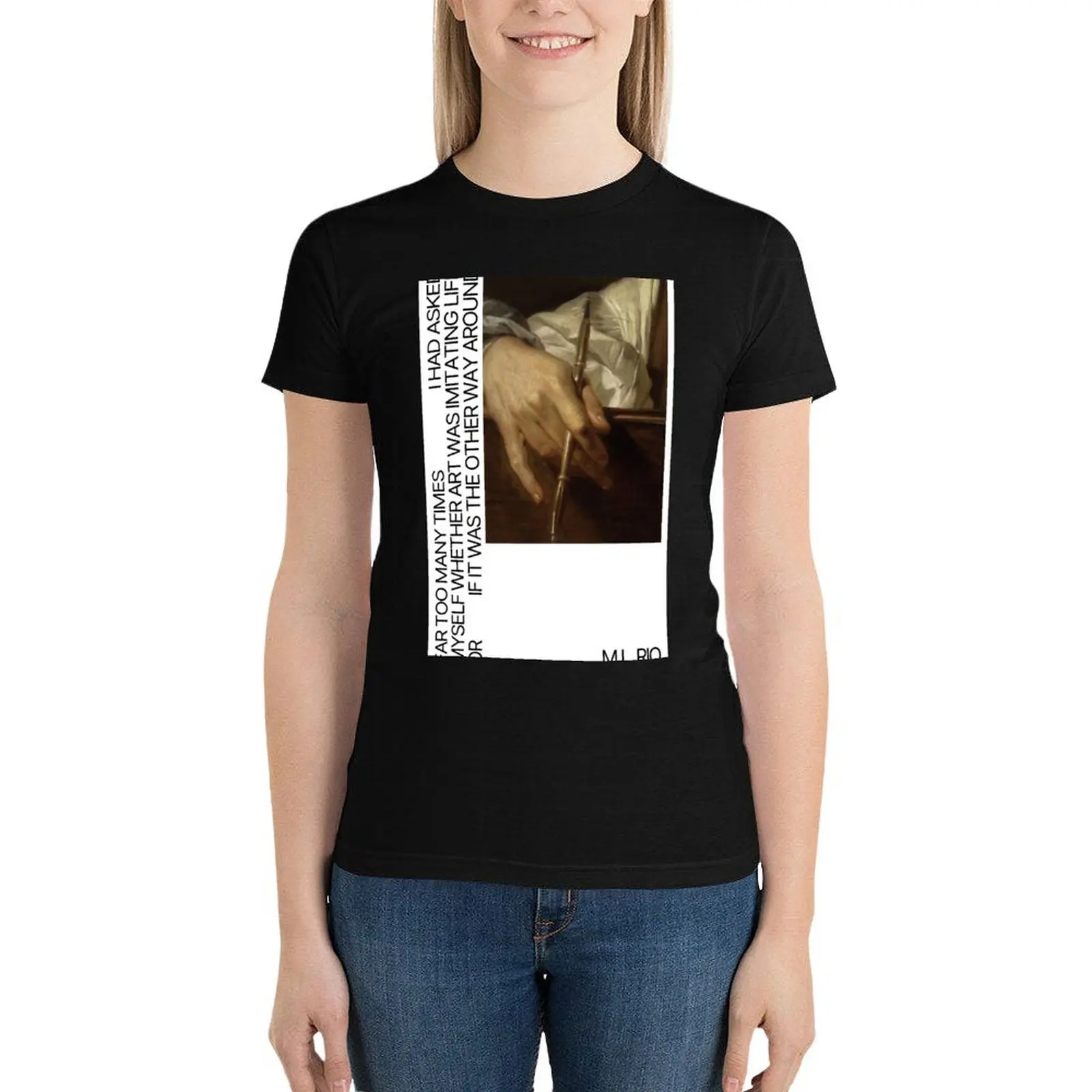 whether art was imitating life T-Shirt Short sleeve tee cute tops summer blouses woman 2024
whether art was imitating life T-Shirt Short sleeve tee cute tops summer blouses woman 2024