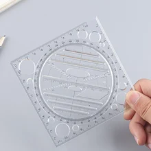 Multifunctional Drawing Template Art Design Construction Architect Stereo Geometry Ellipse Drafting Scale Ruler Measuring Tool
Multifunctional Drawing Template Art Design Construction Architect Stereo Geometry Ellipse Drafting Scale Ruler Measuring Tool