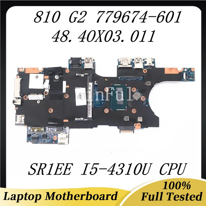 779674-601 779674-501 779674-001 для ноутбука HP 810 G2 810-G2 материнская плата 48,4ox03. 011 с ЦП SR1EE I5-4310U 100% полное тестирование ОК
779674-601 779674-501 779674-001 для ноутбука HP 810 G2 810-G2 материнская плата 48,4ox03. 011 с ЦП SR1EE I5-4310U 100% полное тестирование ОК