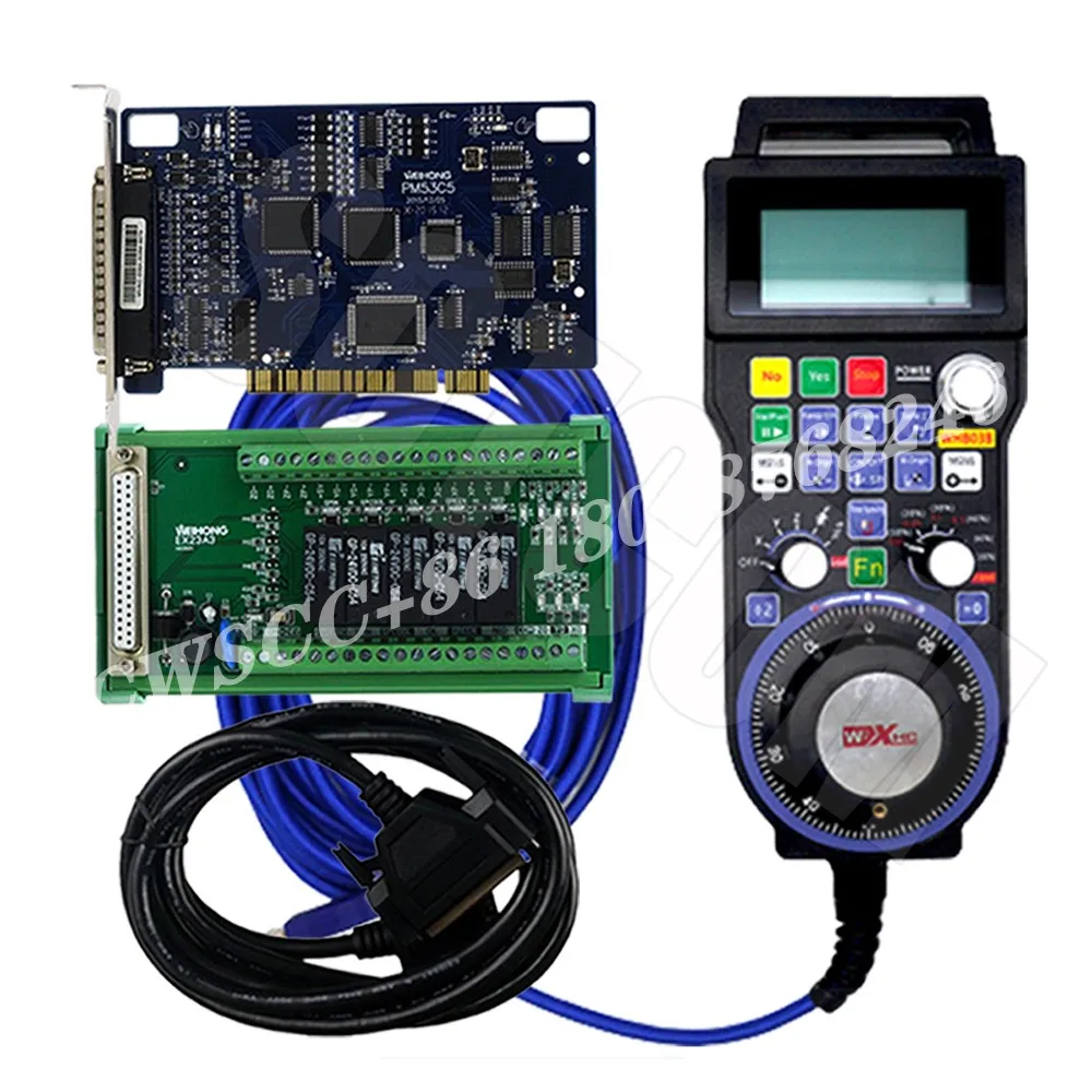 pm53c cnc ncstudio 3-axis controller control card xhc lhb03b cable mpg handwheel compatible with Weihong v8 newcarved
pm53c cnc ncstudio 3-axis controller control card xhc lhb03b cable mpg handwheel compatible with Weihong v8 newcarved