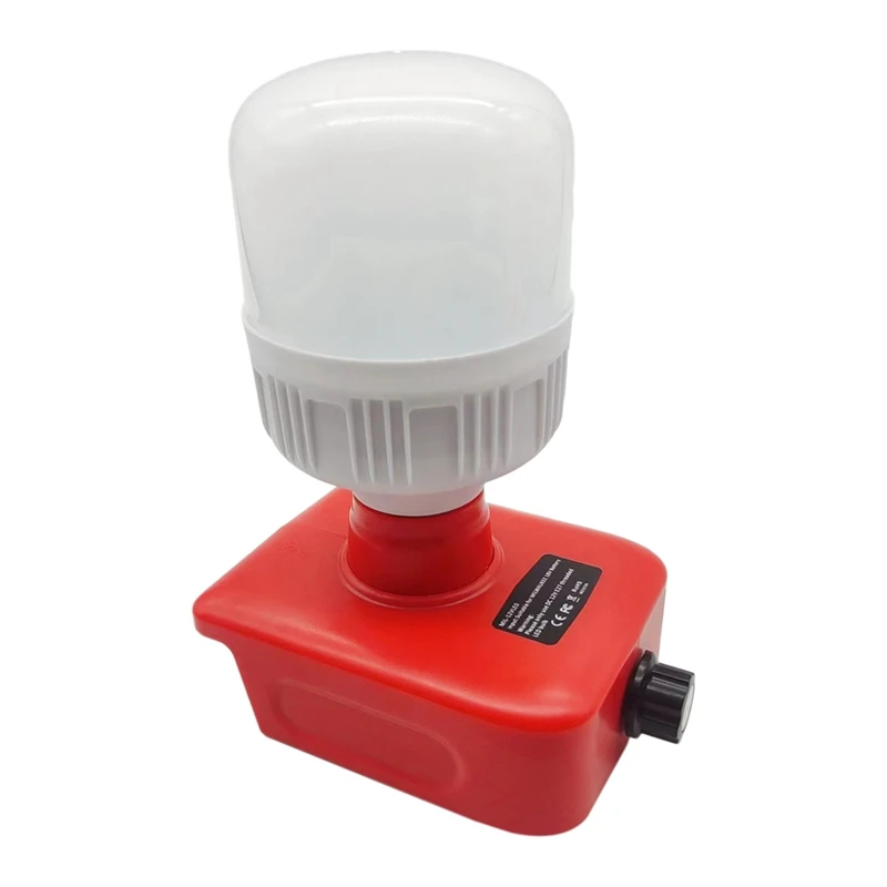 

Cordless Table Lamp Desktop Emergency Light LED Work Lights Flashlights 12W For Li-Ion Battery