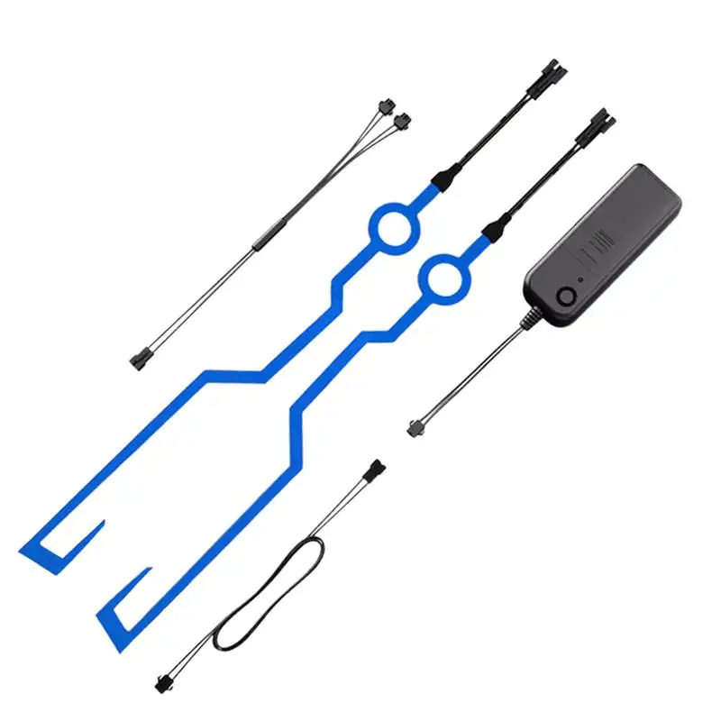 2 Pieces Motorcycle Helm Light Strip Night Riding Cold Light Stickers Flashing For Night Riding Safety Battery-Powered
2 Pieces Motorcycle Helm Light Strip Night Riding Cold Light Stickers Flashing For Night Riding Safety Battery-Powered