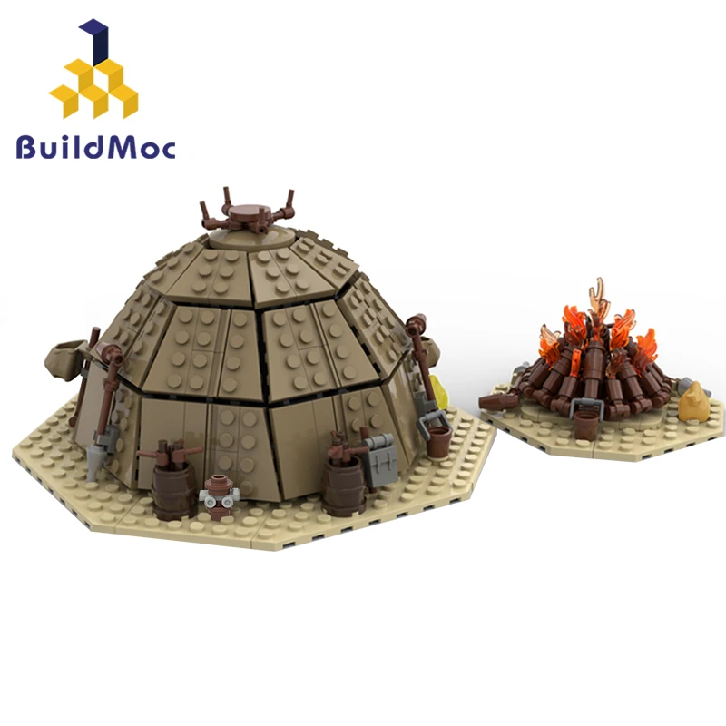 BuildMOC Desert House Tent Building Blocks Kit For Raider Sand People Tatooine Camp Bricks Toys For Children Kid Birthday Gifts
BuildMOC Desert House Tent Building Blocks Kit For Raider Sand People Tatooine Camp Bricks Toys For Children Kid Birthday Gifts