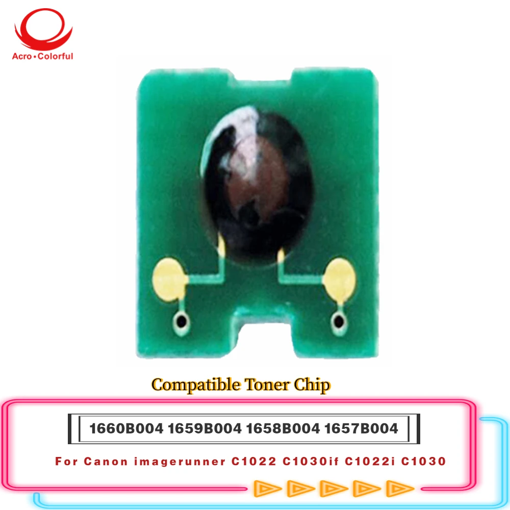6K 1660B004(GPR-28) 1659B004 1658B004 1657B004 Compatible Toner Chip Apply to Canon C1022 C1030if C1022i C1030 Printer
6K 1660B004(GPR-28) 1659B004 1658B004 1657B004 Compatible Toner Chip Apply to Canon C1022 C1030if C1022i C1030 Printer