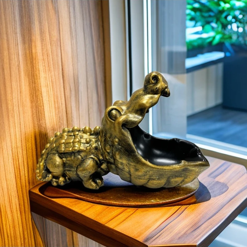 Retro Gold Silver Crocodile Shaped Home Ornaments Resin Hippo Porch Key Desktop Debris Storage Plate Jewelry Storages Box
Retro Gold Silver Crocodile Shaped Home Ornaments Resin Hippo Porch Key Desktop Debris Storage Plate Jewelry Storages Box
