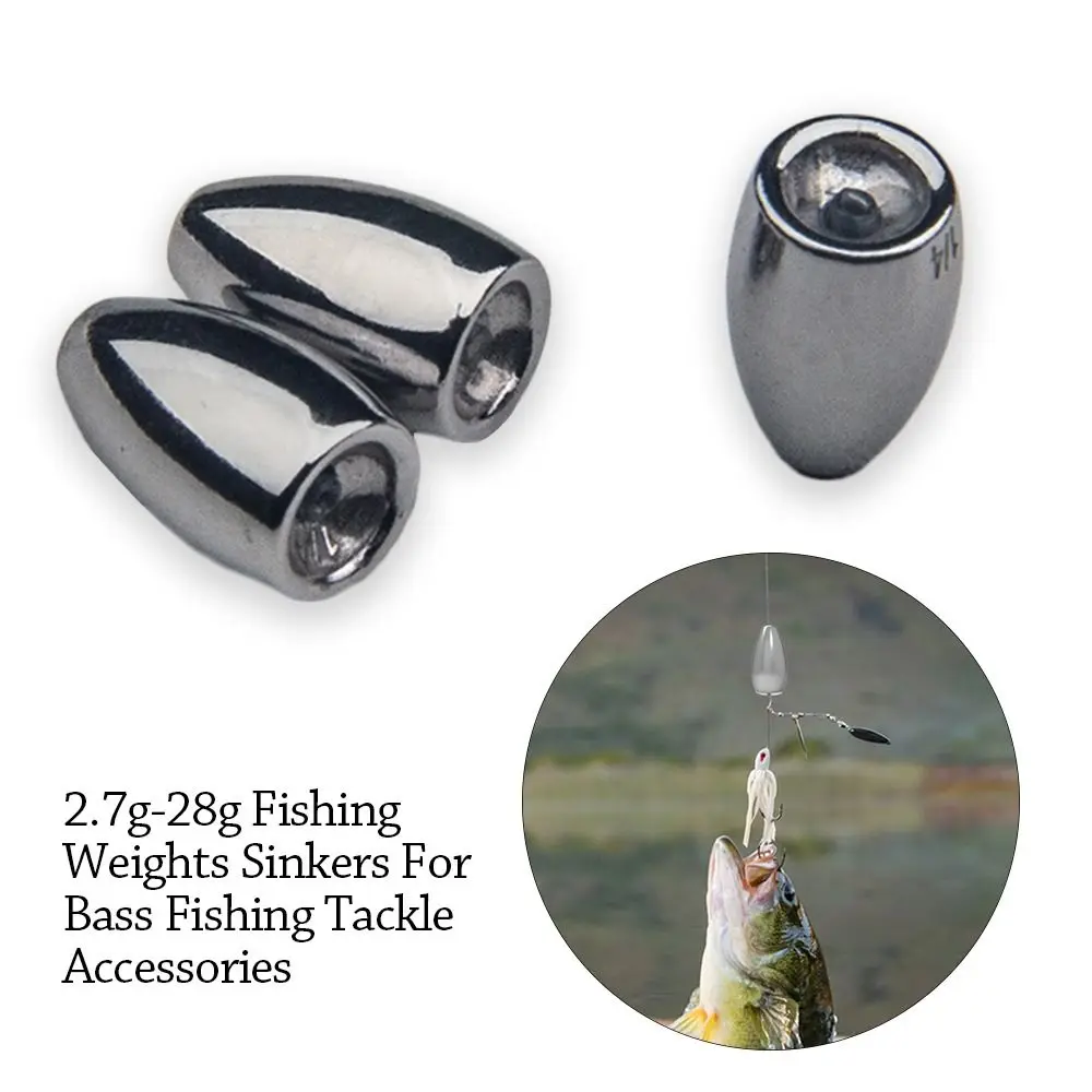 

Casting Additional Weight 2.7g-28g Tear Drop Shot Weights Fishing Tungsten fall Sinker Line Sinkers Hook Connector