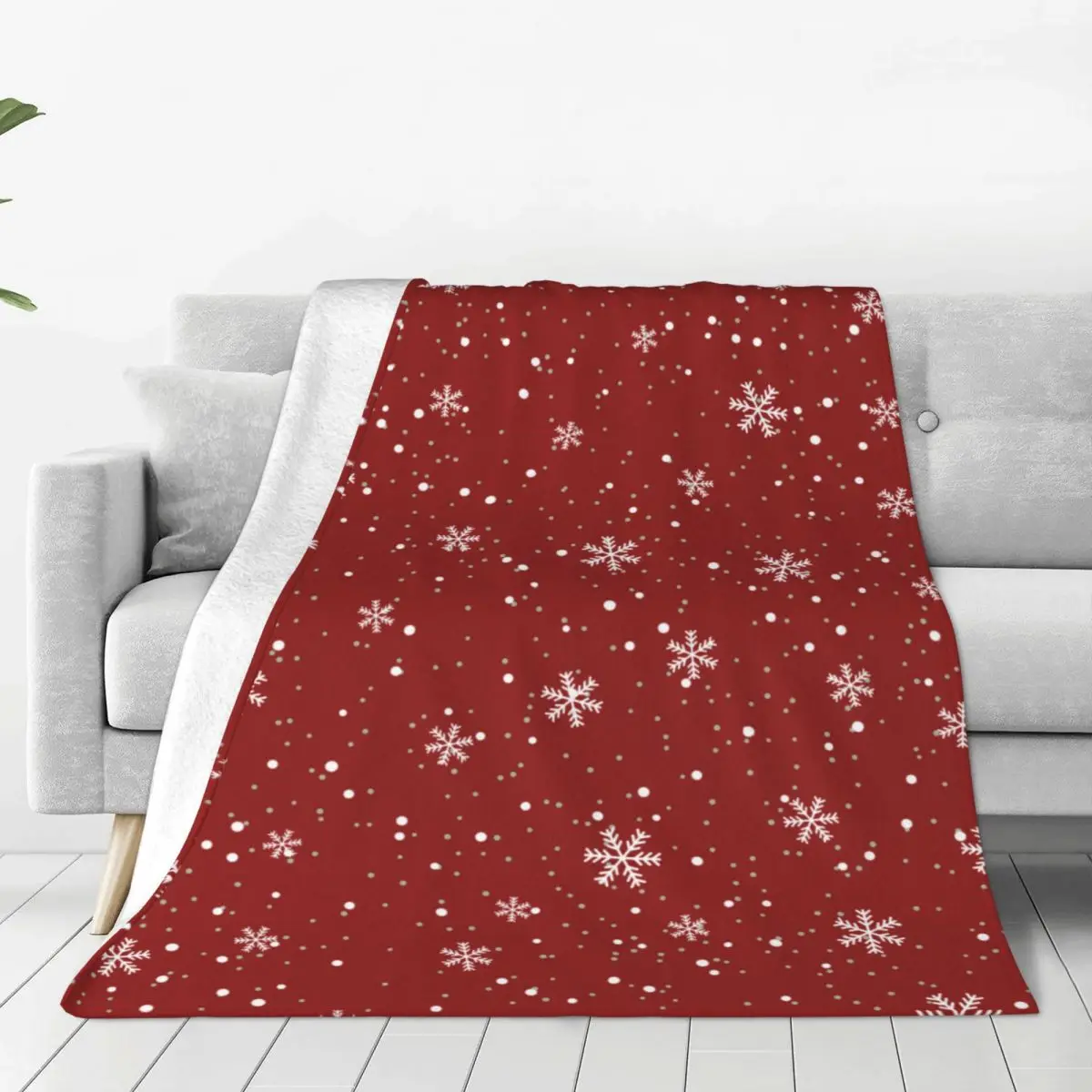 Red Snowflakes Pattern Knitted Blankets Fleece Christmas Super Soft Throw Blankets for Airplane Travel Bedspread
Red Snowflakes Pattern Knitted Blankets Fleece Christmas Super Soft Throw Blankets for Airplane Travel Bedspread