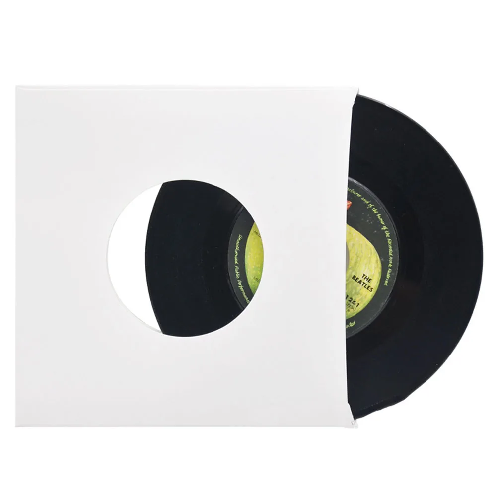 20PCS 7/10/12 Inch Vinyl Record Inner Sleeves Anti-static White Kraft Paper Record Inner Bag Protectors Rounded Corne With Hole
20PCS 7/10/12 Inch Vinyl Record Inner Sleeves Anti-static White Kraft Paper Record Inner Bag Protectors Rounded Corne With Hole