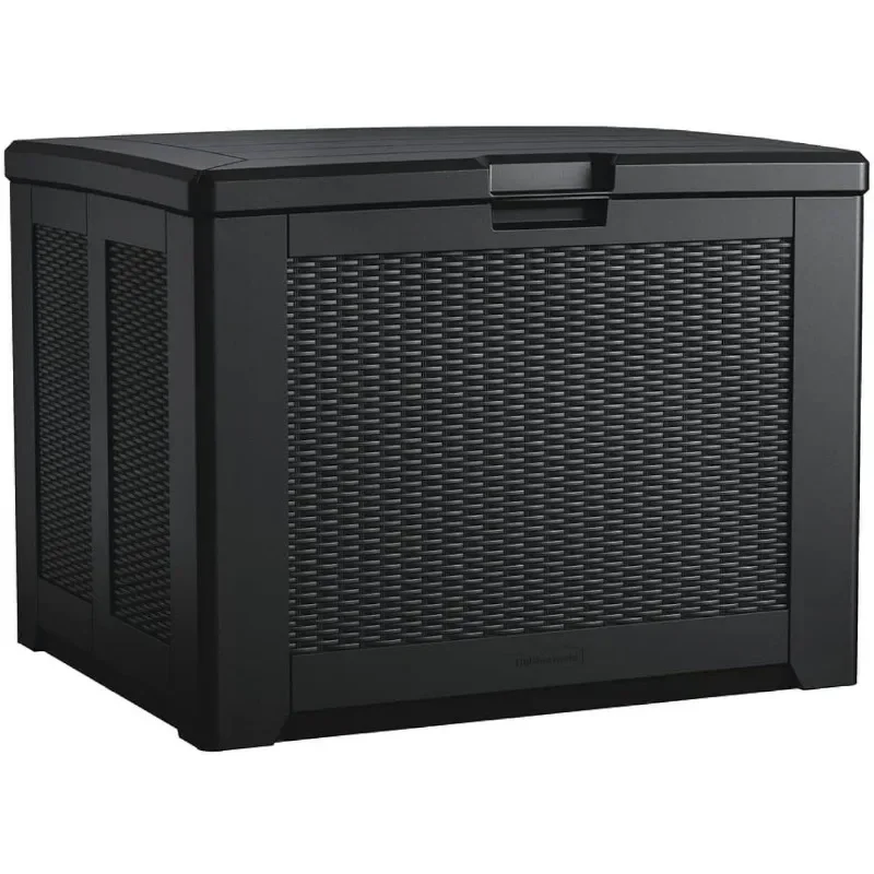 Rubbermaid Medium Resin Outdoor Storage Deck Box 74 Gal Charcoal with Decorative Basketweave Pattern for Back-Yard Garden
Rubbermaid Medium Resin Outdoor Storage Deck Box 74 Gal Charcoal with Decorative Basketweave Pattern for Back-Yard Garden