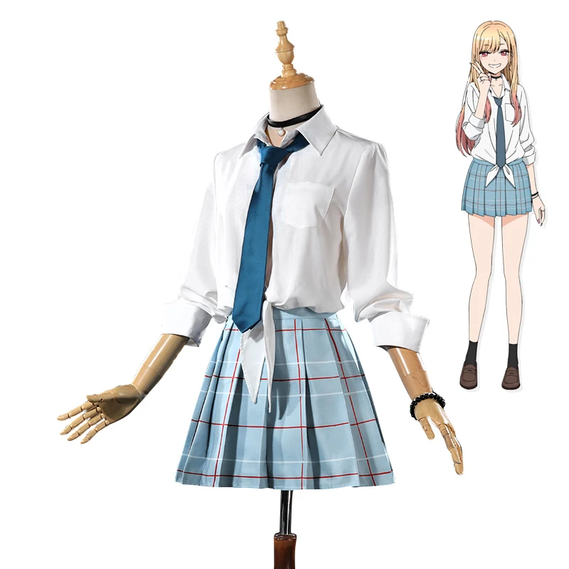 Anime My Dress-Up Darling Kitagawa Marin Cosplay Costume Marin Kitagawa Uniform Dress Outfit JK Suit Bracelet Choker Full Set
Anime My Dress-Up Darling Kitagawa Marin Cosplay Costume Marin Kitagawa Uniform Dress Outfit JK Suit Bracelet Choker Full Set