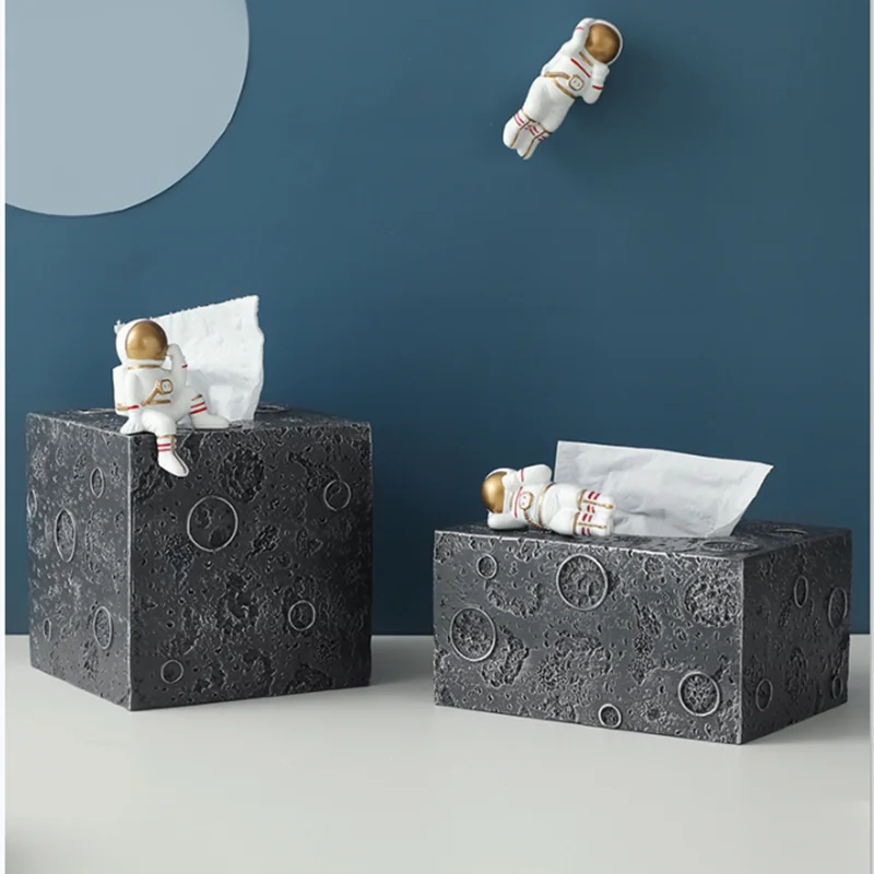Creative Resin Astronaut Tissue Box Nordic Home Storage Roll Paper Holder Light Luxury Astronaut Tissue Box Decoration Ornaments
Creative Resin Astronaut Tissue Box Nordic Home Storage Roll Paper Holder Light Luxury Astronaut Tissue Box Decoration Ornaments
