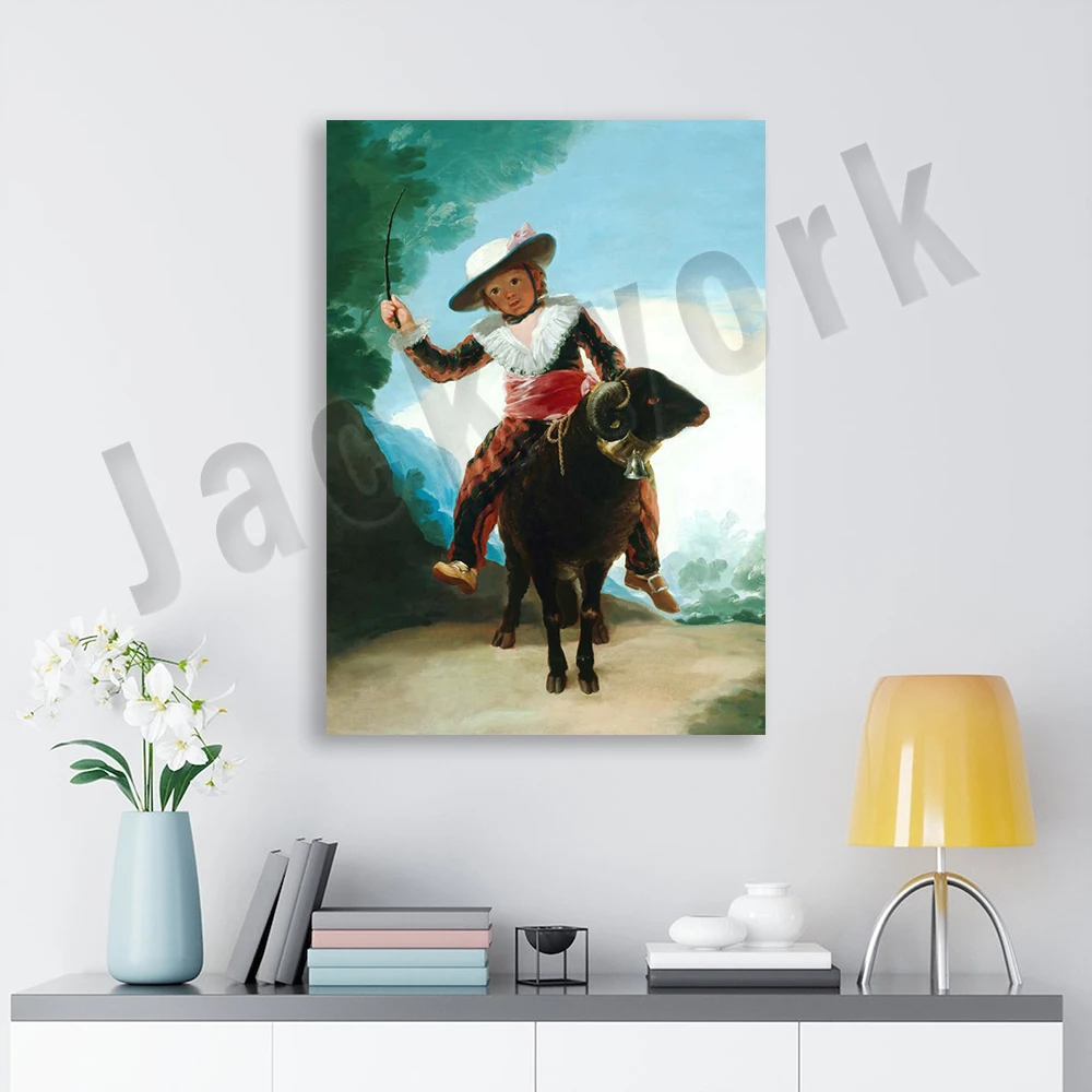 Goya - Boys on the Rams Vintage Exhibition Poster Abstract Home Decor Print Wall Art
Goya - Boys on the Rams Vintage Exhibition Poster Abstract Home Decor Print Wall Art