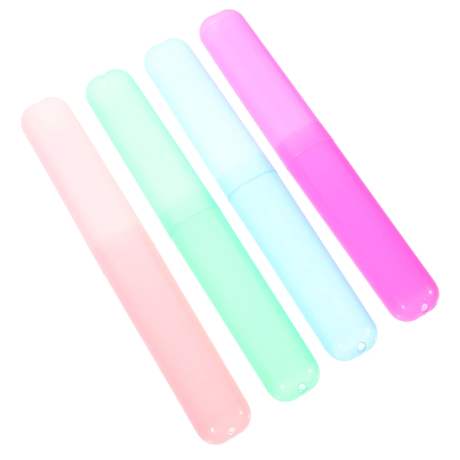 4 Pcs Toothbrush Holder Cover Travel Cases Camping Organizer Toothpaste Carrier Plastic Holders for Lovers Brushes
4 Pcs Toothbrush Holder Cover Travel Cases Camping Organizer Toothpaste Carrier Plastic Holders for Lovers Brushes